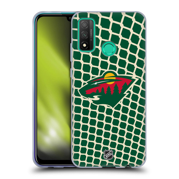 NHL Minnesota Wild Net Pattern Soft Gel Case for Huawei P Smart (2020)