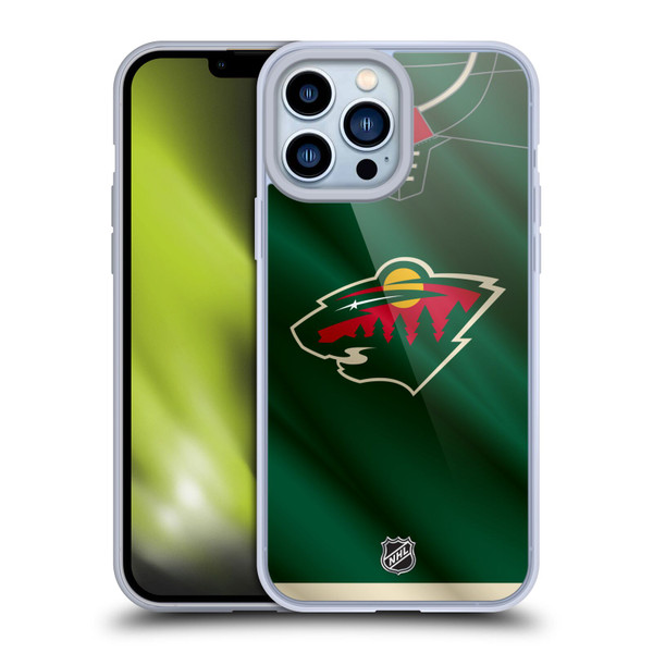 NHL Minnesota Wild Jersey Soft Gel Case for Apple iPhone 13 Pro Max
