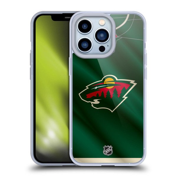 NHL Minnesota Wild Jersey Soft Gel Case for Apple iPhone 13 Pro