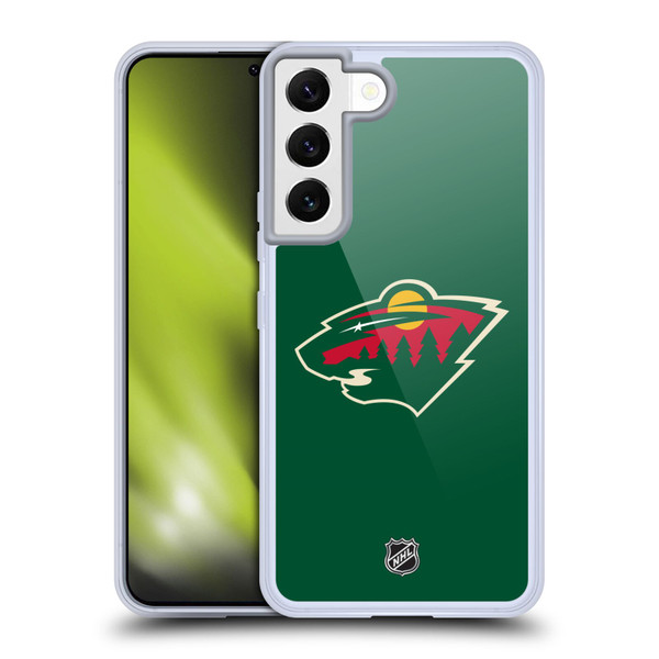 NHL Minnesota Wild Plain Soft Gel Case for Samsung Galaxy S22 5G