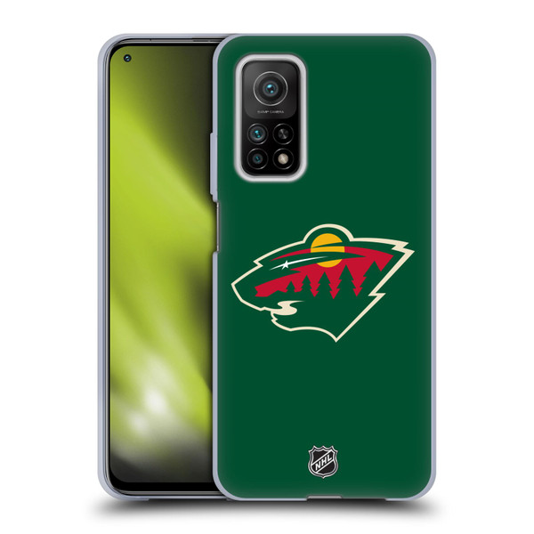NHL Minnesota Wild Plain Soft Gel Case for Xiaomi Mi 10T 5G