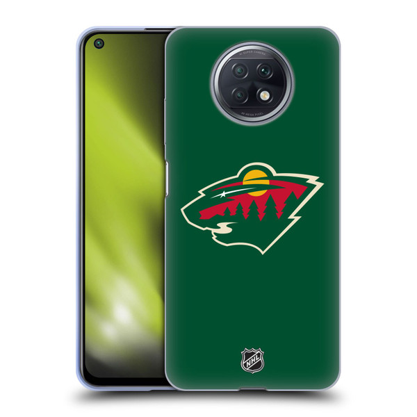 NHL Minnesota Wild Plain Soft Gel Case for Xiaomi Redmi Note 9T 5G