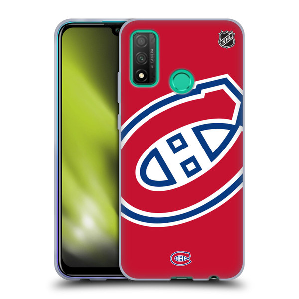 NHL Montreal Canadiens Oversized Soft Gel Case for Huawei P Smart (2020)