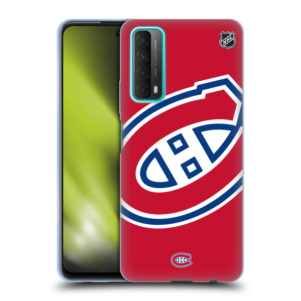 NHL Montreal Canadiens Oversized Soft Gel Case for Huawei P Smart (2021)