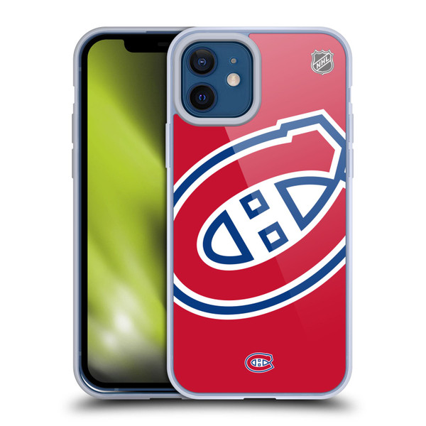 NHL Montreal Canadiens Oversized Soft Gel Case for Apple iPhone 12 / iPhone 12 Pro