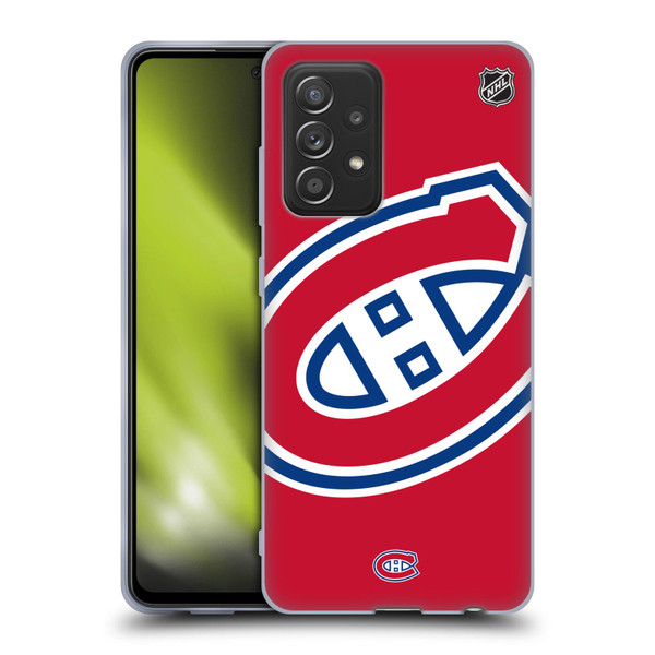 NHL Montreal Canadiens Oversized Soft Gel Case for Samsung Galaxy A52 / A52s / 5G (2021)