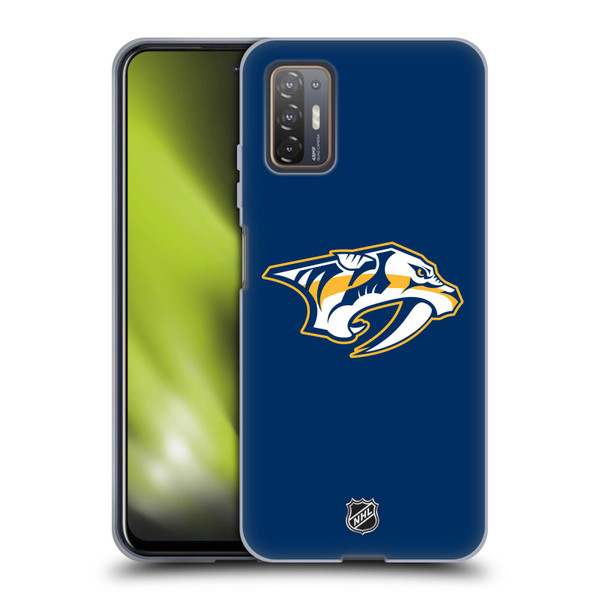 NHL Nashville Predators Plain Soft Gel Case for HTC Desire 21 Pro 5G