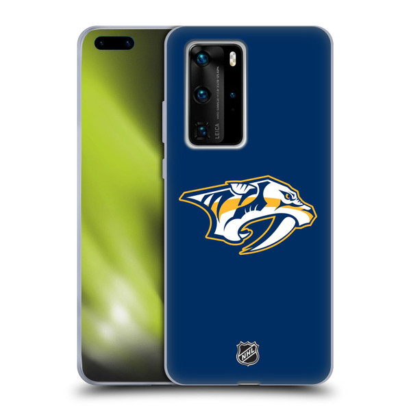NHL Nashville Predators Plain Soft Gel Case for Huawei P40 Pro / P40 Pro Plus 5G