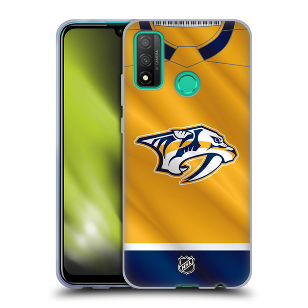 NHL Nashville Predators Jersey Soft Gel Case for Huawei P Smart (2020)