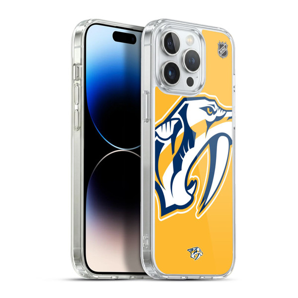 NHL Nashville Predators Oversized Soft Gel Case for Apple iPhone 13 Pro Max & MagSafe