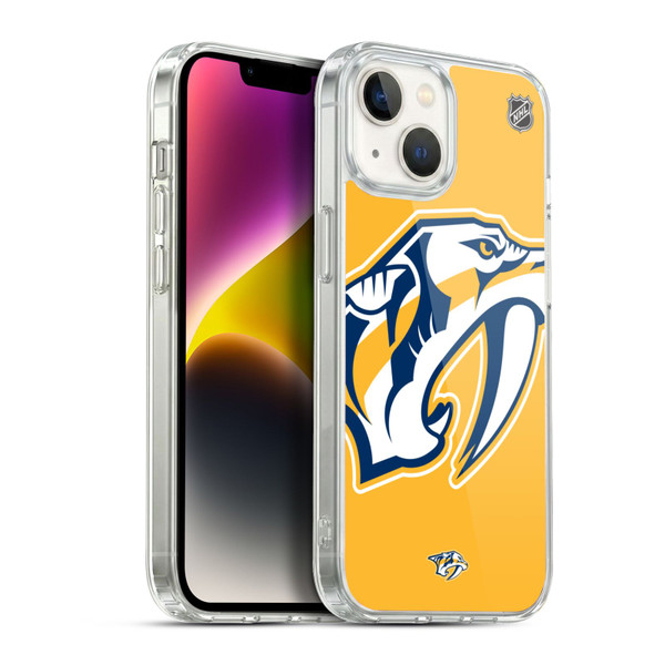NHL Nashville Predators Oversized Soft Gel Case for Apple iPhone 14