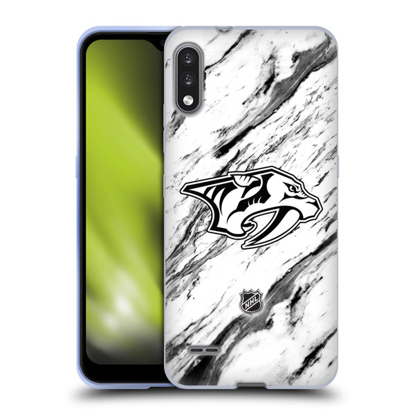 NHL Nashville Predators Marble Soft Gel Case for LG K22