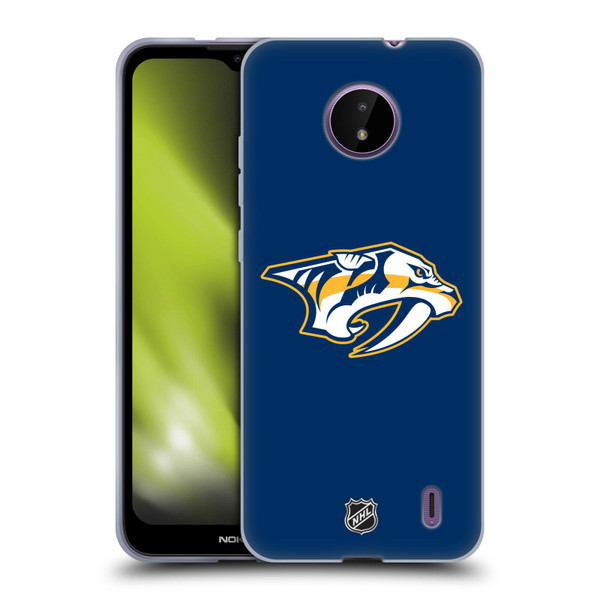NHL Nashville Predators Plain Soft Gel Case for Nokia C10 / C20