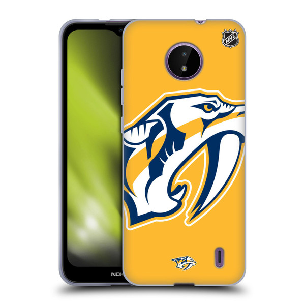 NHL Nashville Predators Oversized Soft Gel Case for Nokia C10 / C20