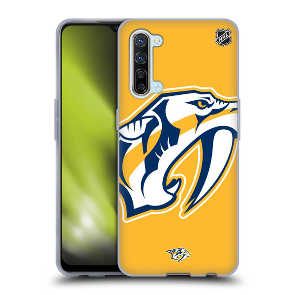 NHL Nashville Predators Oversized Soft Gel Case for OPPO Find X2 Lite 5G
