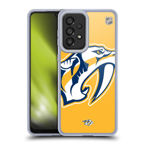 NHL Nashville Predators Oversized Soft Gel Case for Samsung Galaxy A33 5G (2022)