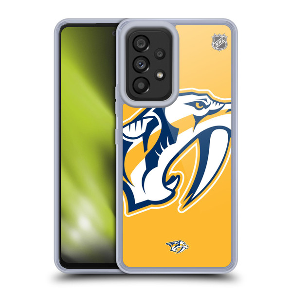 NHL Nashville Predators Oversized Soft Gel Case for Samsung Galaxy A53 5G (2022)