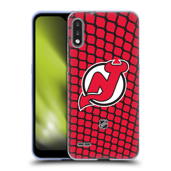 NHL New Jersey Devils Net Pattern Soft Gel Case for LG K22