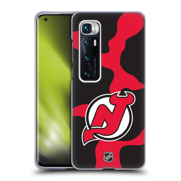 NHL New Jersey Devils Cow Pattern Soft Gel Case for Xiaomi Mi 10 Ultra 5G