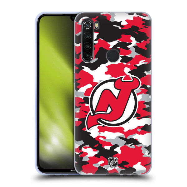 NHL New Jersey Devils Camouflage Soft Gel Case for Xiaomi Redmi Note 8T
