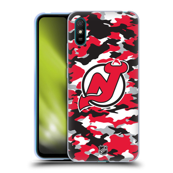 NHL New Jersey Devils Camouflage Soft Gel Case for Xiaomi Redmi 9A / Redmi 9AT