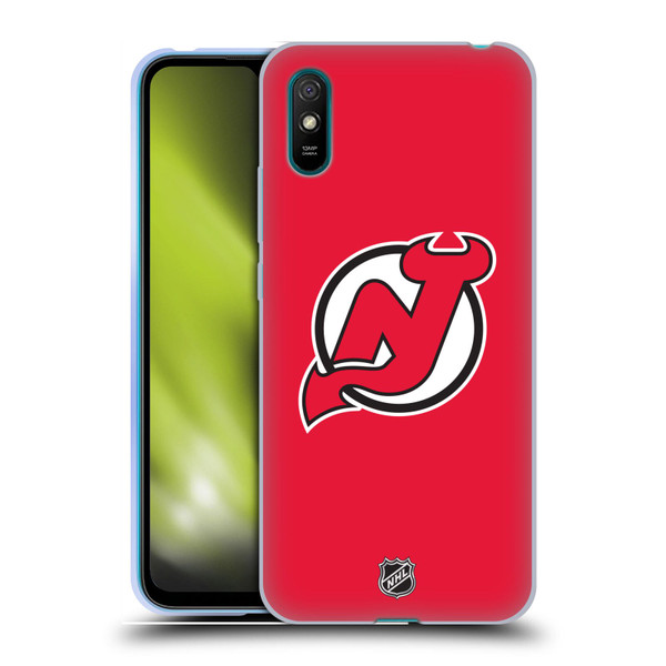 NHL New Jersey Devils Plain Soft Gel Case for Xiaomi Redmi 9A / Redmi 9AT