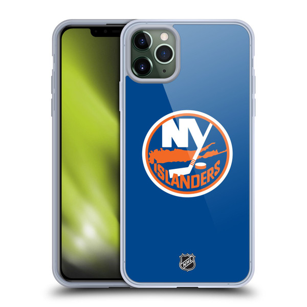 NHL New York Islanders Plain Soft Gel Case for Apple iPhone 11 Pro Max