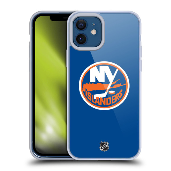 NHL New York Islanders Plain Soft Gel Case for Apple iPhone 12 / iPhone 12 Pro