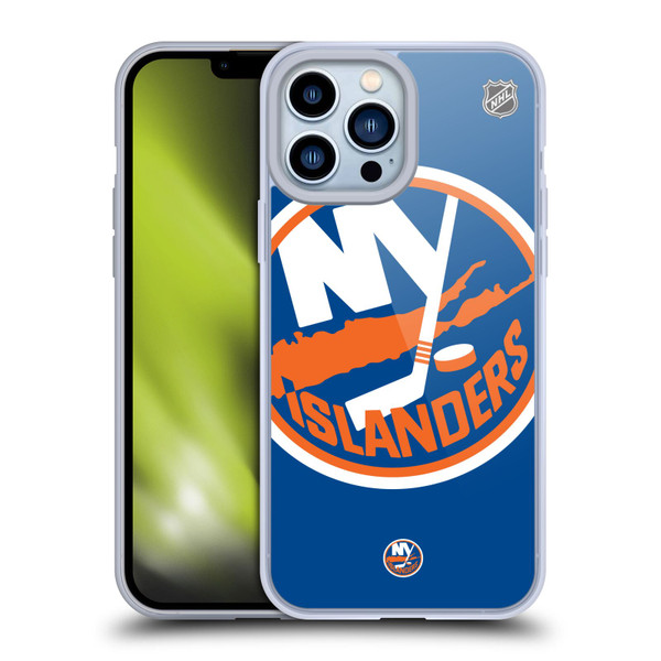 NHL New York Islanders Oversized Soft Gel Case for Apple iPhone 13 Pro Max