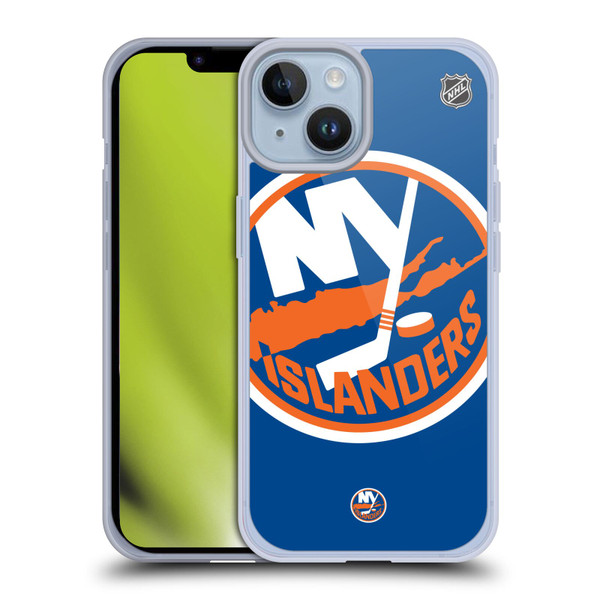 NHL New York Islanders Oversized Soft Gel Case for Apple iPhone 14