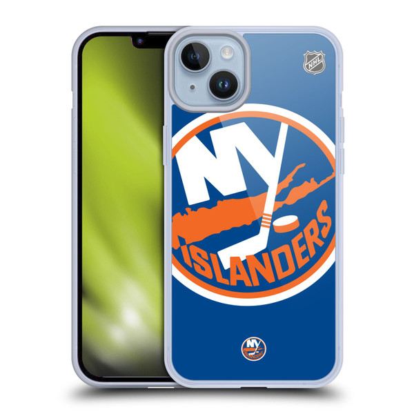 NHL New York Islanders Oversized Soft Gel Case for Apple iPhone 14 Plus