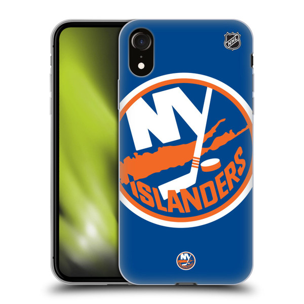 NHL New York Islanders Oversized Soft Gel Case for Apple iPhone XR