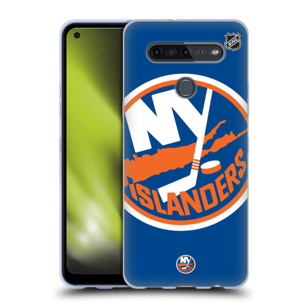 NHL New York Islanders Oversized Soft Gel Case for LG K51S