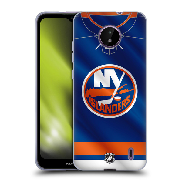 NHL New York Islanders Jersey Soft Gel Case for Nokia C10 / C20