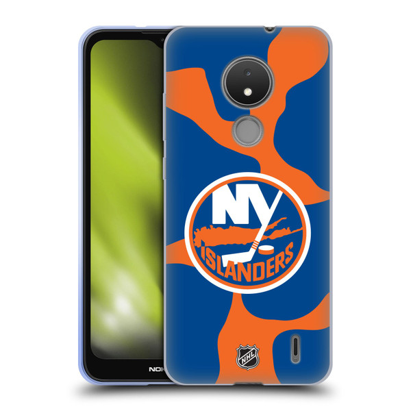 NHL New York Islanders Cow Pattern Soft Gel Case for Nokia C21