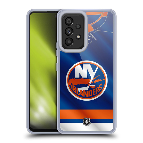 NHL New York Islanders Jersey Soft Gel Case for Samsung Galaxy A53 5G (2022)