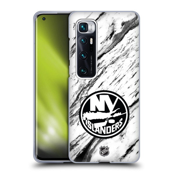 NHL New York Islanders Marble Soft Gel Case for Xiaomi Mi 10 Ultra 5G
