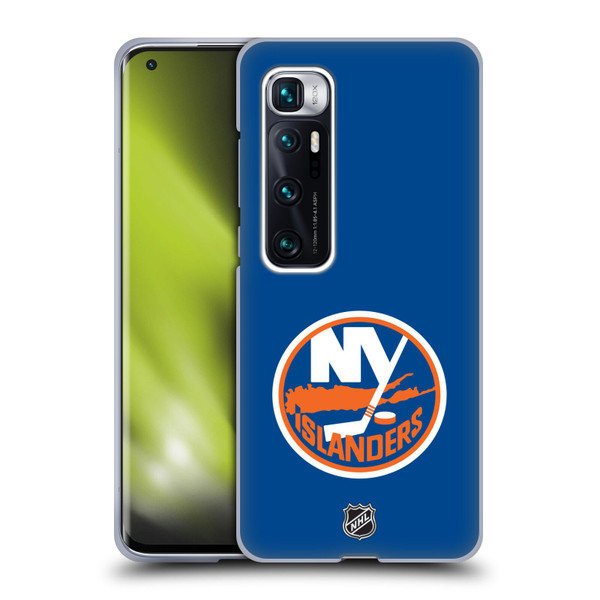 NHL New York Islanders Plain Soft Gel Case for Xiaomi Mi 10 Ultra 5G