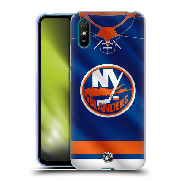 NHL New York Islanders Jersey Soft Gel Case for Xiaomi Redmi 9A / Redmi 9AT