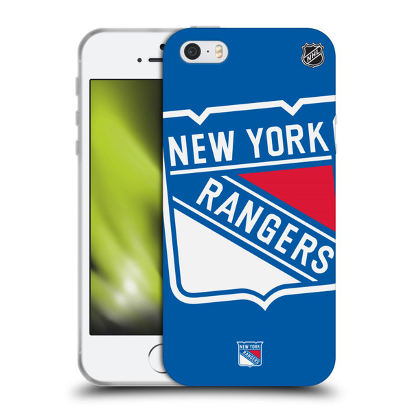 NHL New York Rangers Oversized Soft Gel Case for Apple iPhone 5 / 5s / iPhone SE 2016