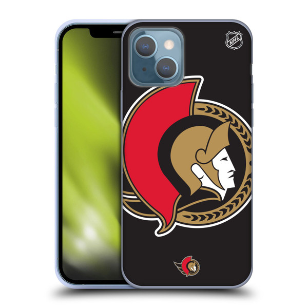 NHL Ottawa Senators Oversized Soft Gel Case for Apple iPhone 13