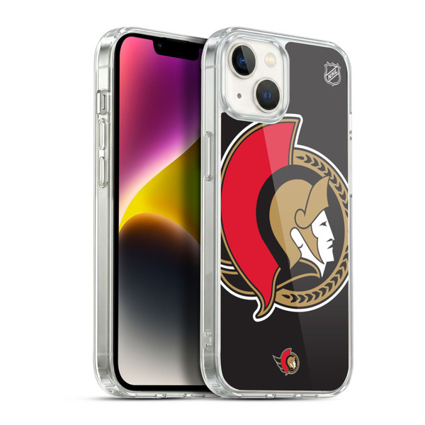 NHL Ottawa Senators Oversized Soft Gel Case for Apple iPhone 14 Plus & MagSafe