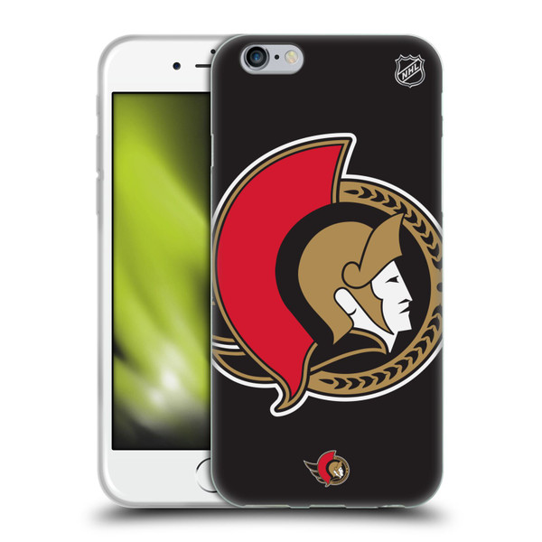 NHL Ottawa Senators Oversized Soft Gel Case for Apple iPhone 6 / iPhone 6s