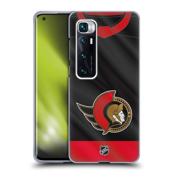 NHL Ottawa Senators Jersey Soft Gel Case for Xiaomi Mi 10 Ultra 5G