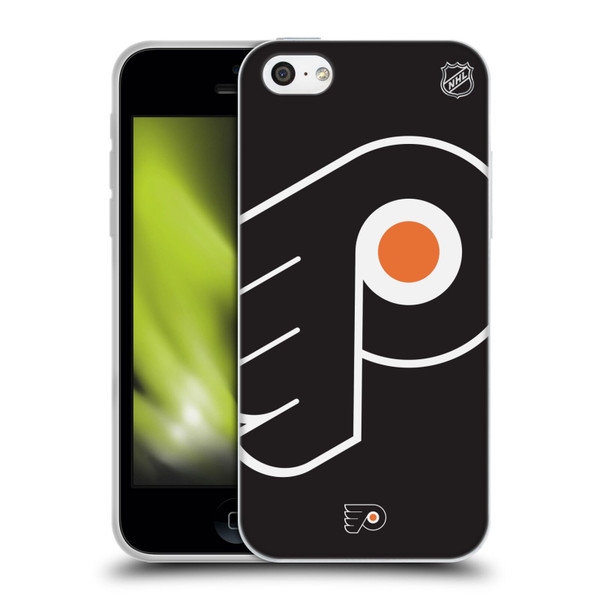NHL Philadelphia Flyers Oversized Soft Gel Case for Apple iPhone 5c