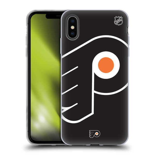 NHL Philadelphia Flyers Oversized Soft Gel Case for Apple iPhone XS Max