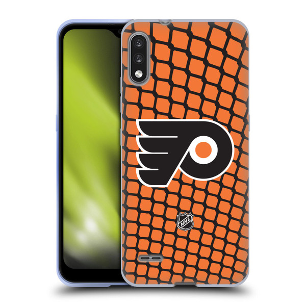 NHL Philadelphia Flyers Net Pattern Soft Gel Case for LG K22
