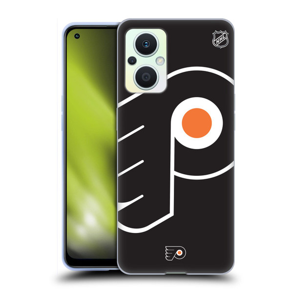 NHL Philadelphia Flyers Oversized Soft Gel Case for OPPO Reno8 Lite