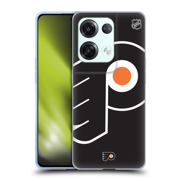 NHL Philadelphia Flyers Oversized Soft Gel Case for OPPO Reno8 Pro