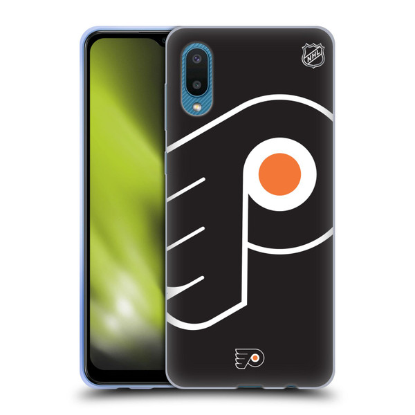 NHL Philadelphia Flyers Oversized Soft Gel Case for Samsung Galaxy A02/M02 (2021)